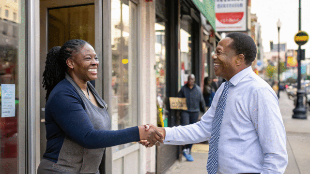 a-smiling-casual-black-or-latino-woman-business-ow